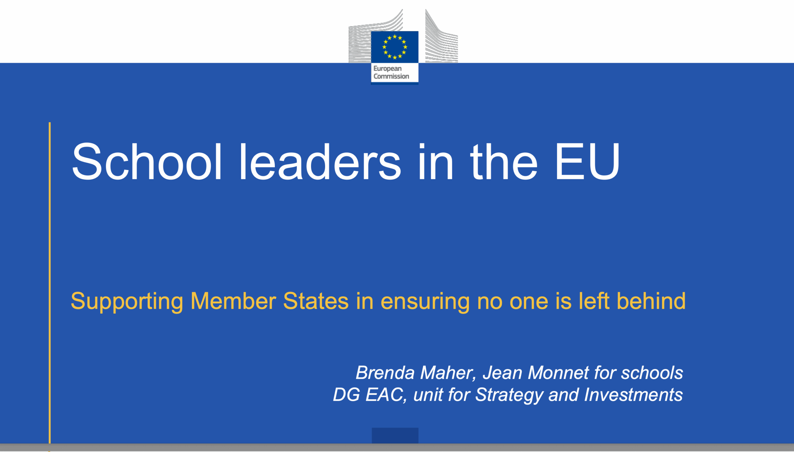 School Leaders in the EU