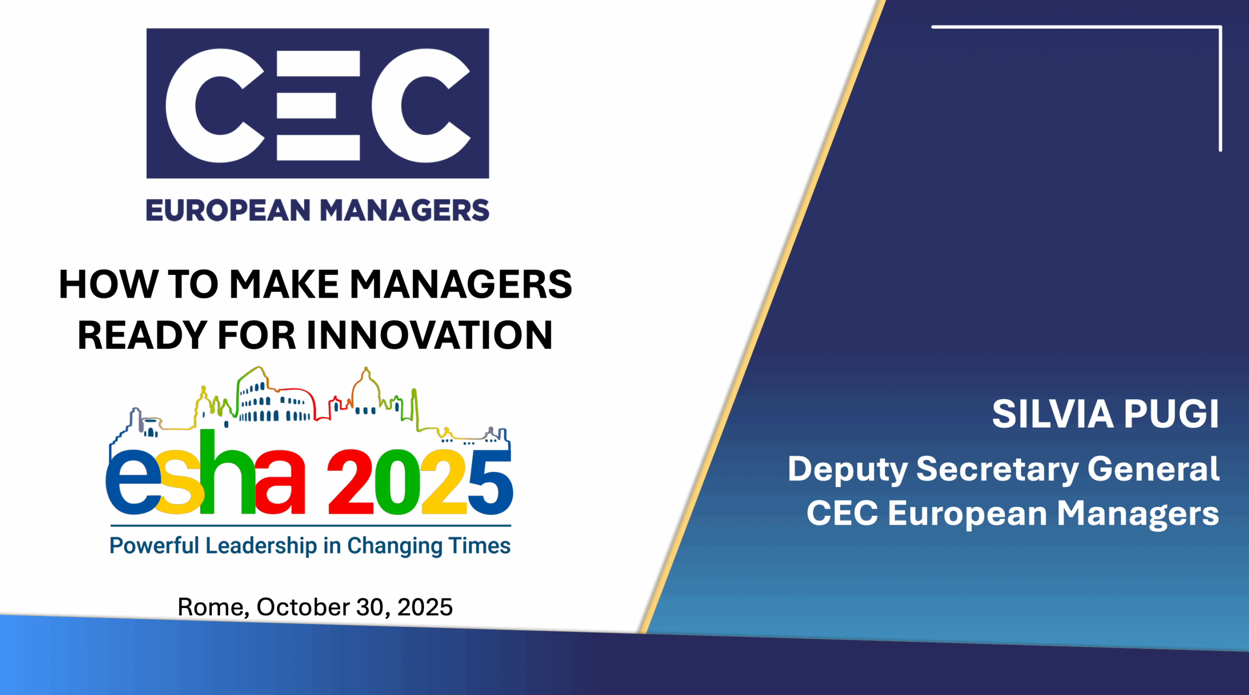 How to Make Managers Ready for Innovation