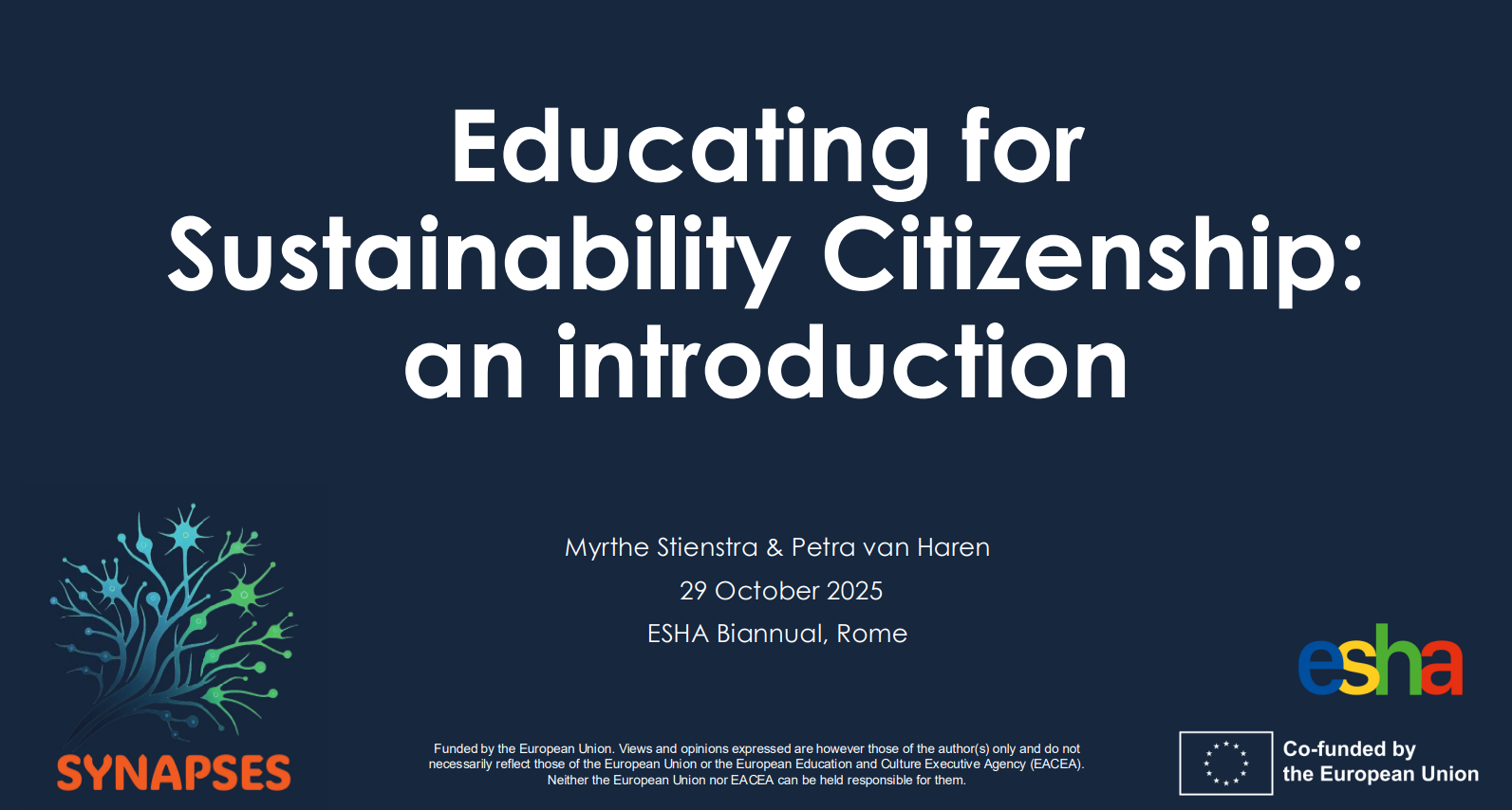 Educating for Sustainability Citizenship: An Introduction