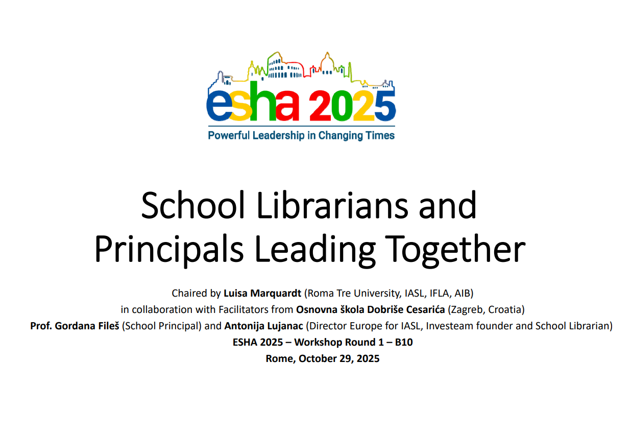 School Librarians and Principals Leading Together