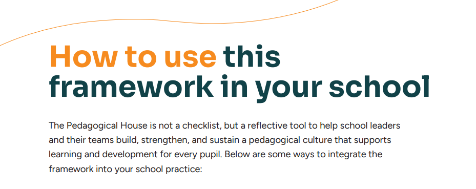 The School as a Pedagogical Home; A Pedagogical Leader Makes the Difference!
